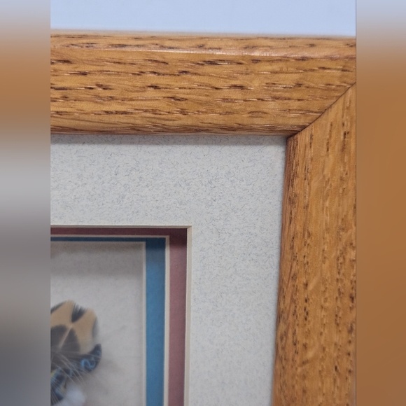 Kachina Doll Board Face By H. Largo Artist Signed In Photo Frame Shadow Oak Box - Picture 5 of 15